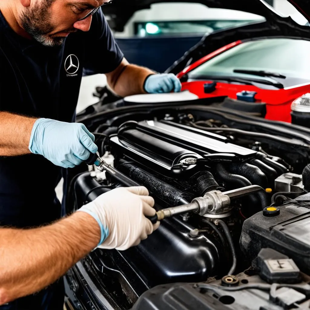 Mercedes-Benz engine repair